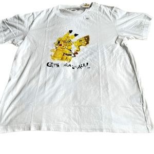 Uniqlo UT Pokemon Meets Artist Magna Pikachu White T-Shirt Size XXL New